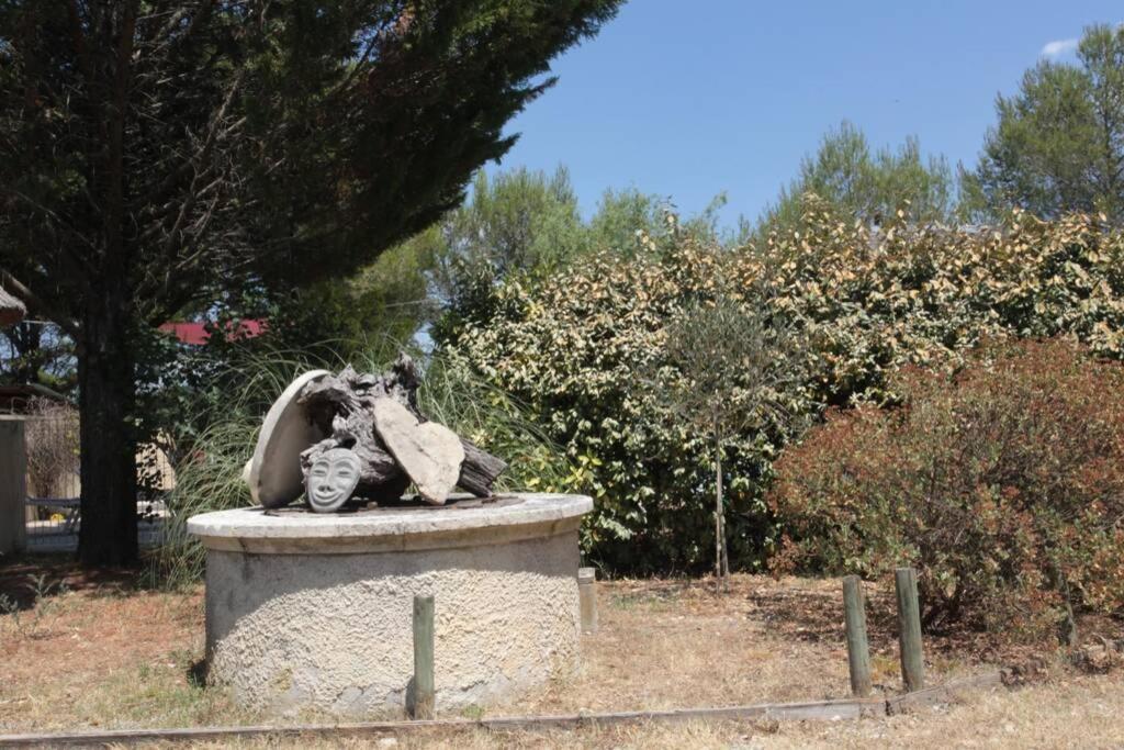 Gite Avec Piscine Et Climatisation Buzignargues Dış mekan fotoğraf